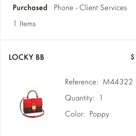 Louis Vuitton Locke BB Purse Top Handle and Shoulder Strap NEW - Picture 6 of 6